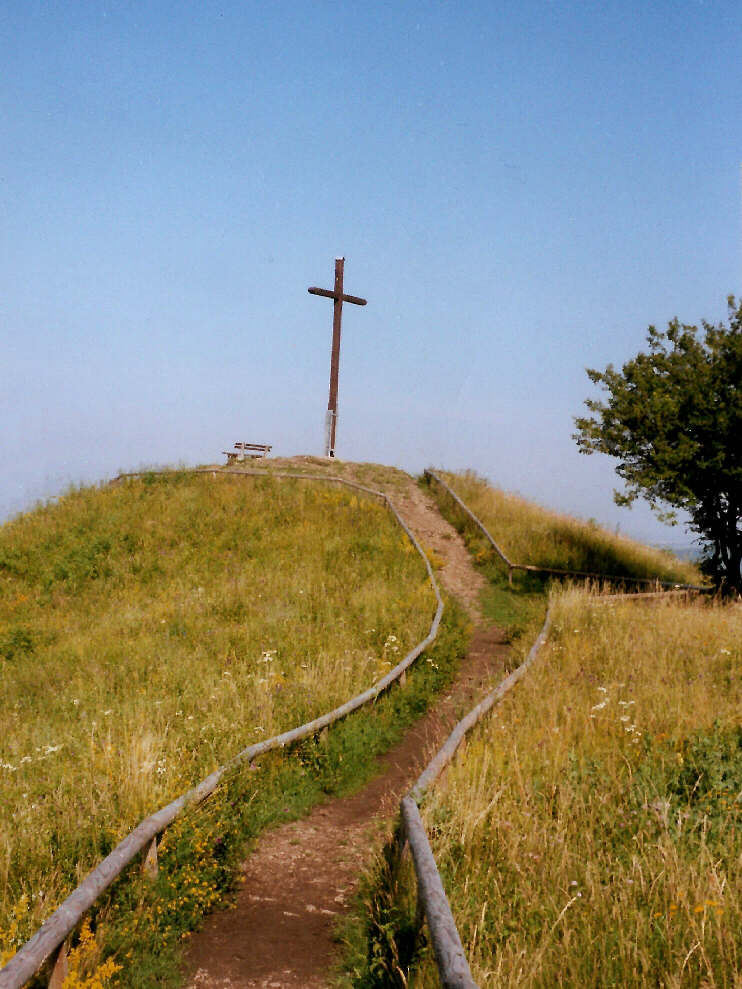 Treppe zum Gipfelkreuz (Juli 2006)