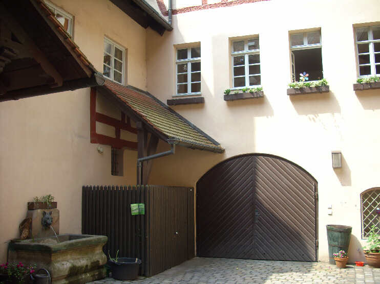 Sebalder Pfarrhof - Innenhof (Mai 2011)