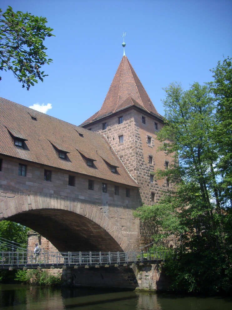 Kettensteg, Fronveste und Turm Grnes F [Schlayerturm] (Juni 2014)