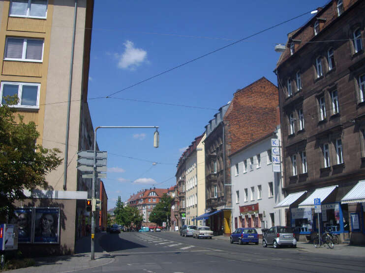 Ecke Johannisstrae / Sankt-Johannis-Mhlgasse (Juli 2013)