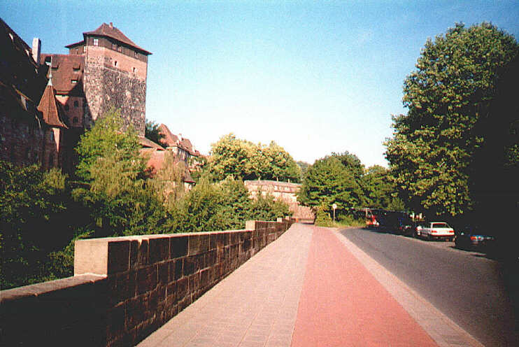 Vestnertorgraben mit Blick zum Fnfeckturm (Juni 2001)