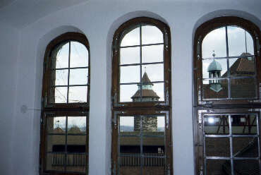 Kaiserburgmuseum, Blick auf den Burghof (November 2002)